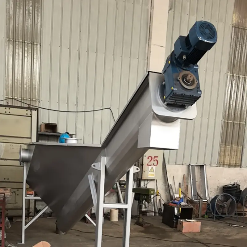 Sewage plant sand water separator