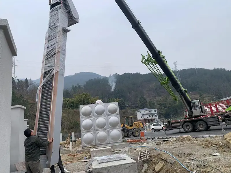 Delivered a rotary screen cleaner to help customers complete projects