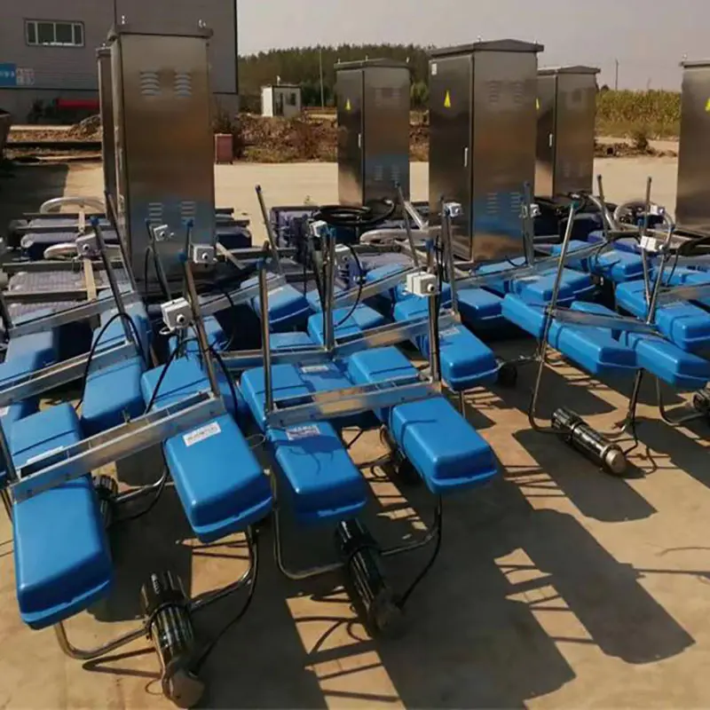 Submerged water push flow aerator