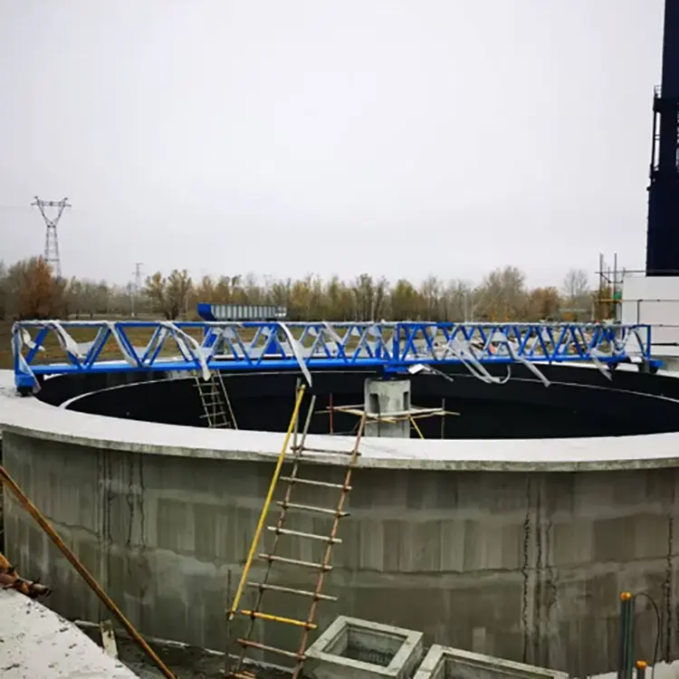 Mengisar tangki pemendapan air sisa jambatan penuh mesin sedut penghantaran persisian