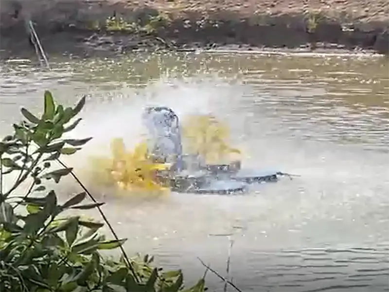 Water treatment water truck aerator