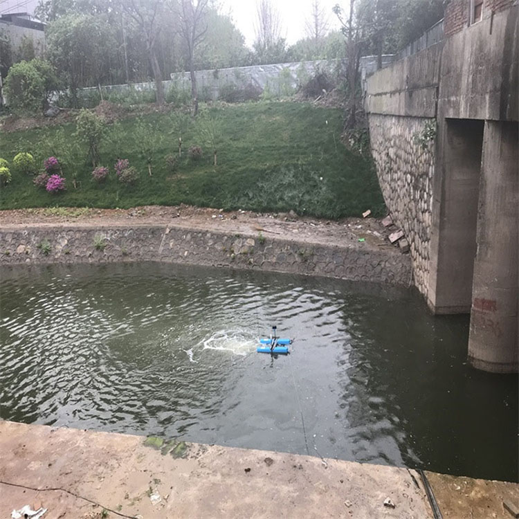 Diving push flow aeration equipment