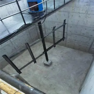絮凝池用碳鋼內襯塑膠框架葉片攪拌機