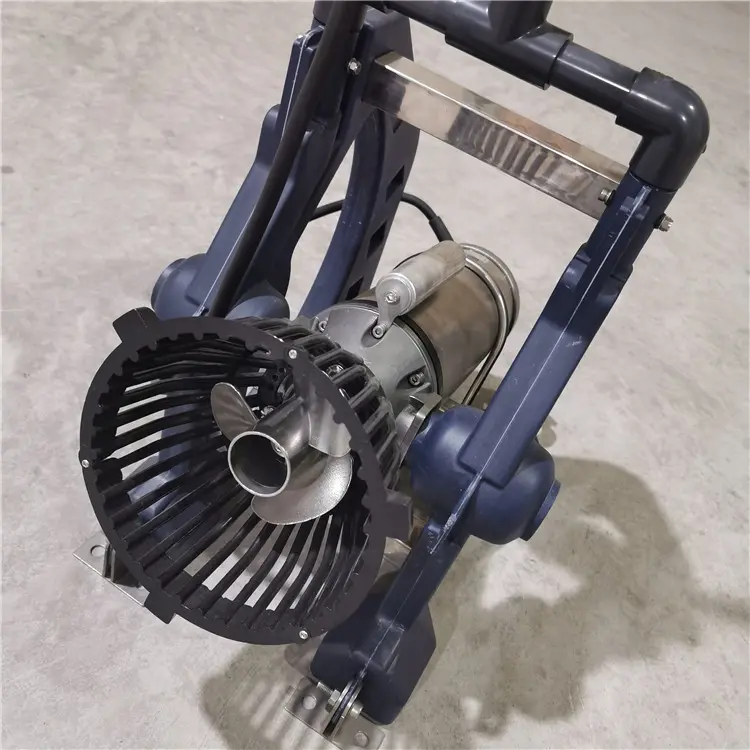 Plug flow aerator with base