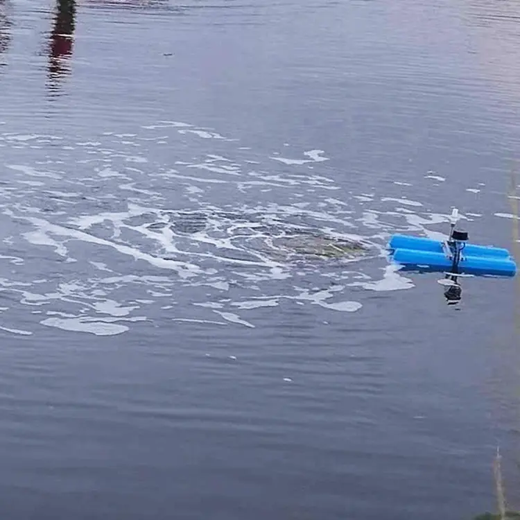 Push flow mixing aeration machine