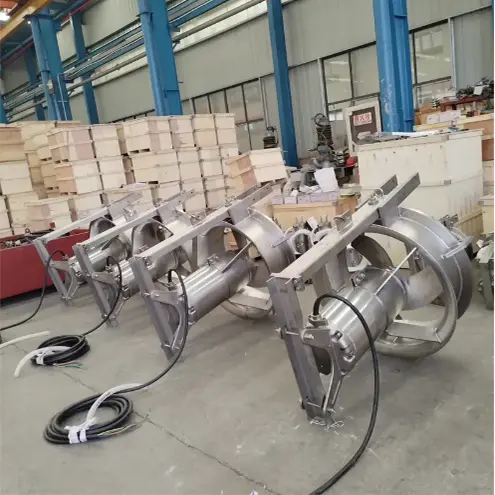 Domestic sewage treatment mixer